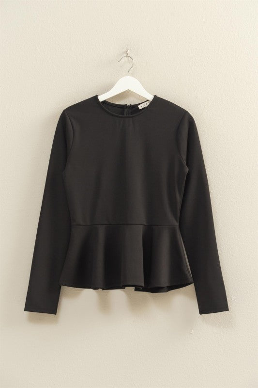 Peplum Tailored Top