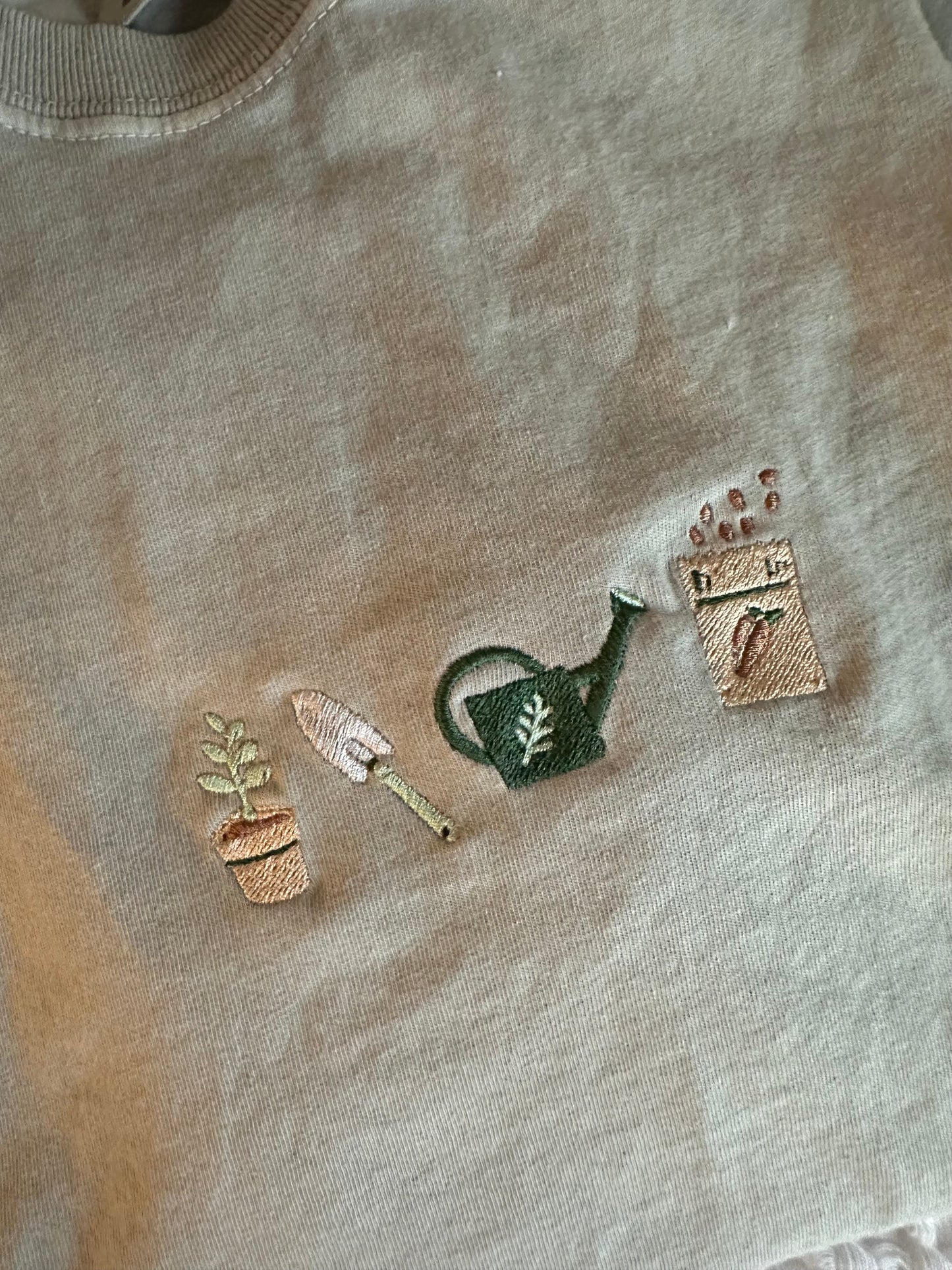 Green Thumb Embroidered Tee