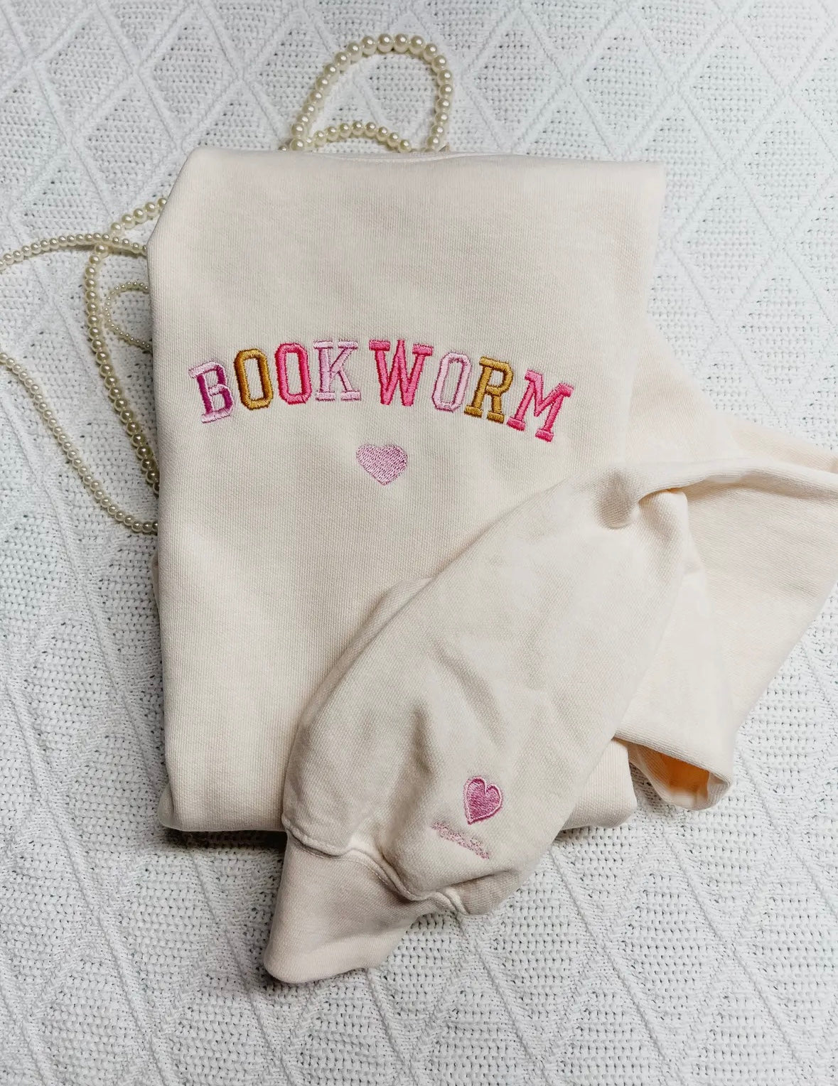 BookWorm Embroidered Comfort Colors Crew