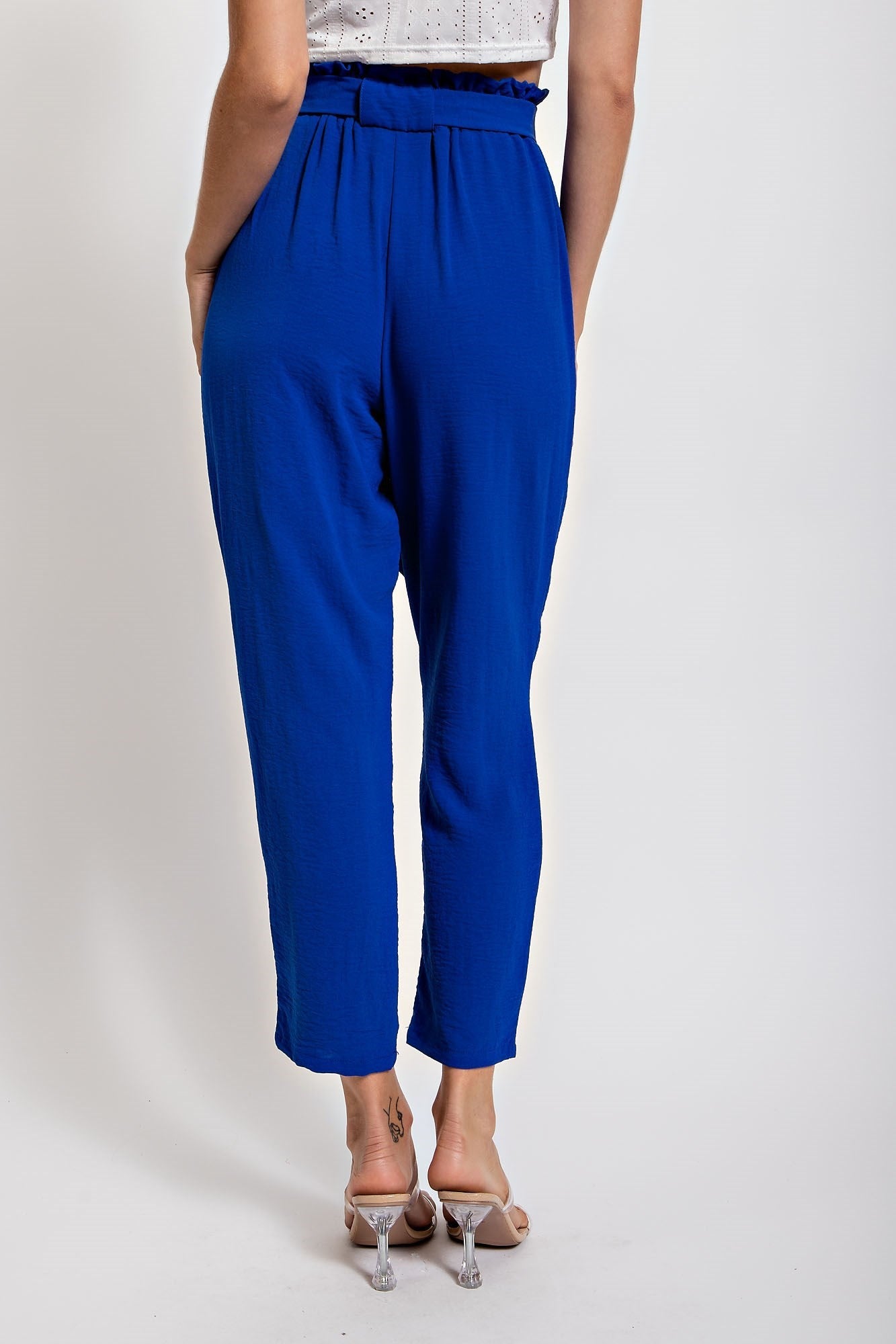 FOUR COLORS PaperBag High Waisted Pants