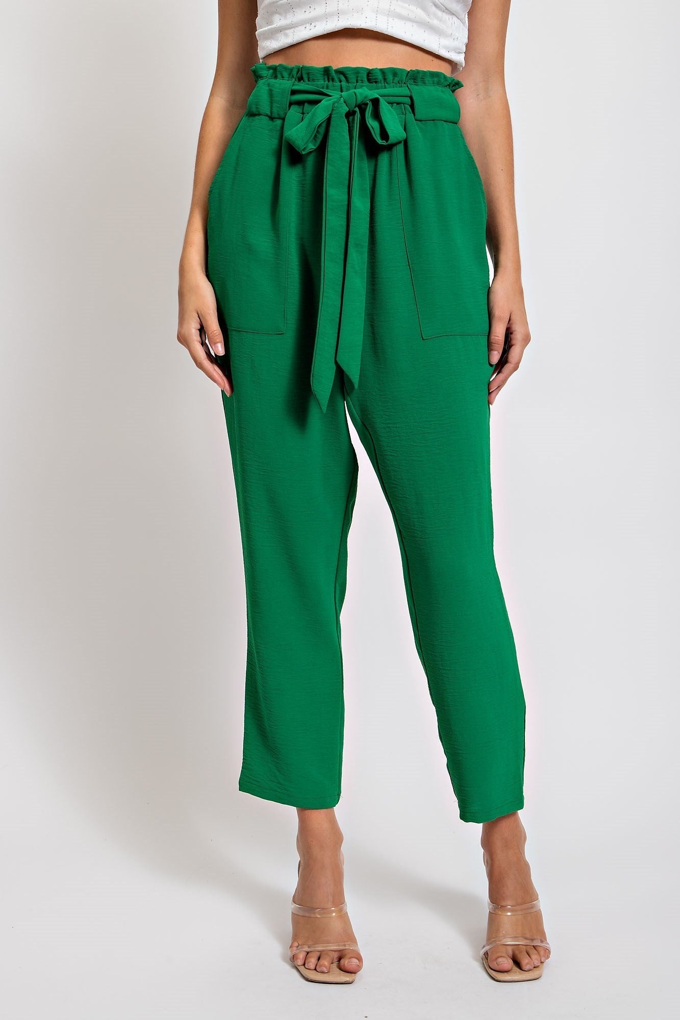 FOUR COLORS PaperBag High Waisted Pants