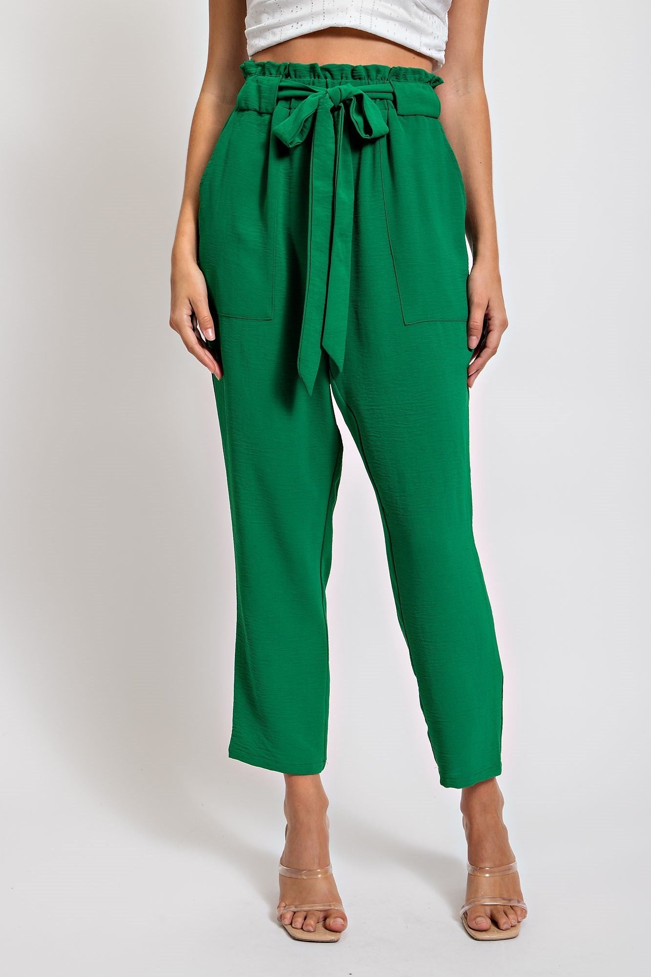 FOUR COLORS PaperBag High Waisted Pants
