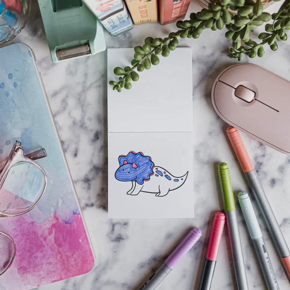 Mini Dinos Dragons Diggers and Dogs Coloring Book
