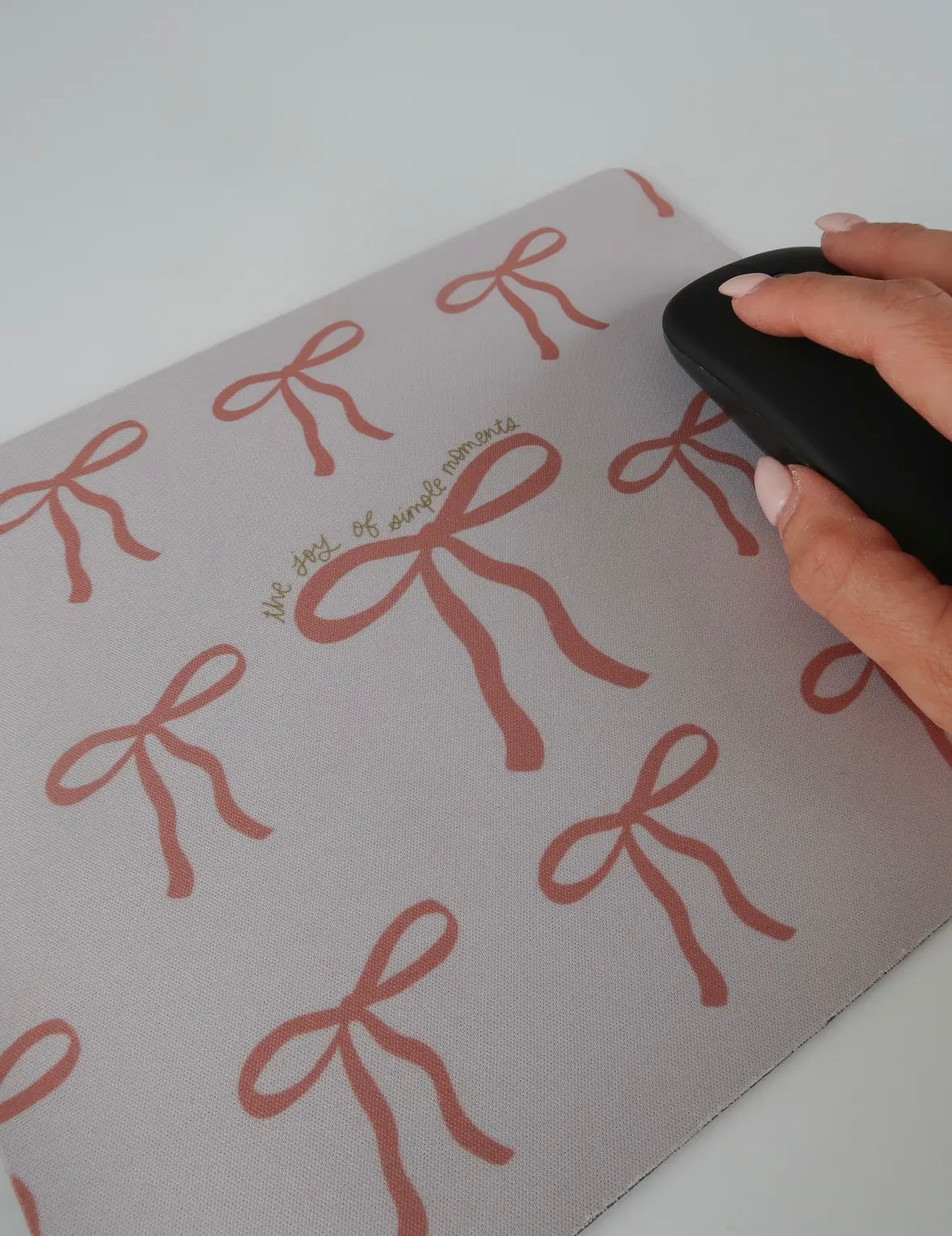 Pink Bow Mousepad