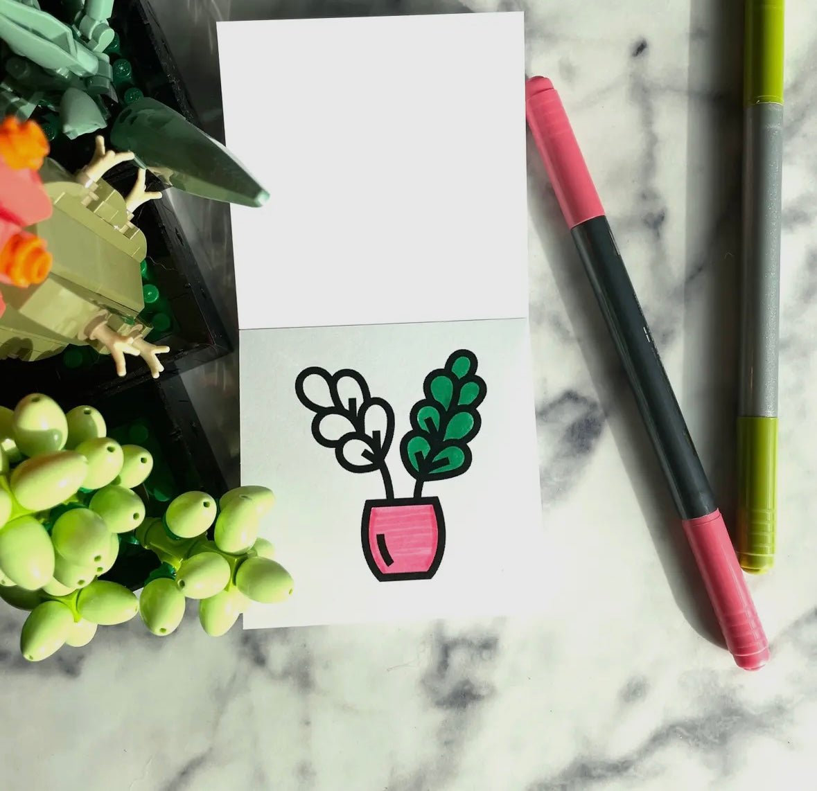 Birds Bugs and Botany Mini Coloring Book