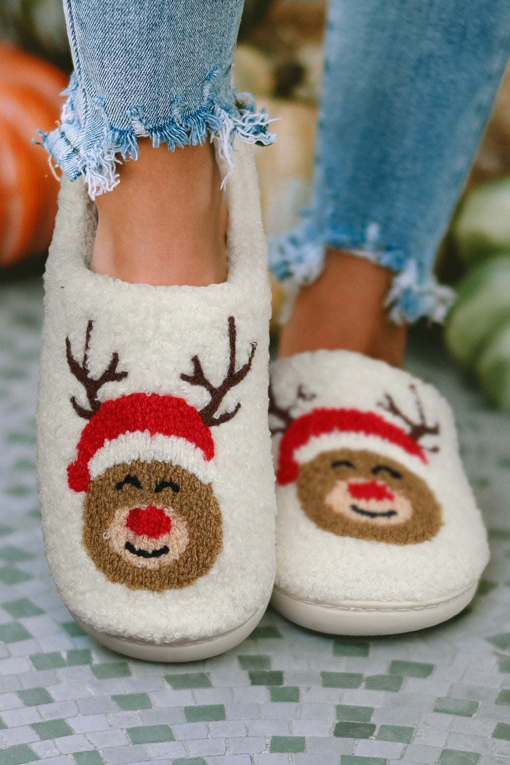 Holiday slippers best sale