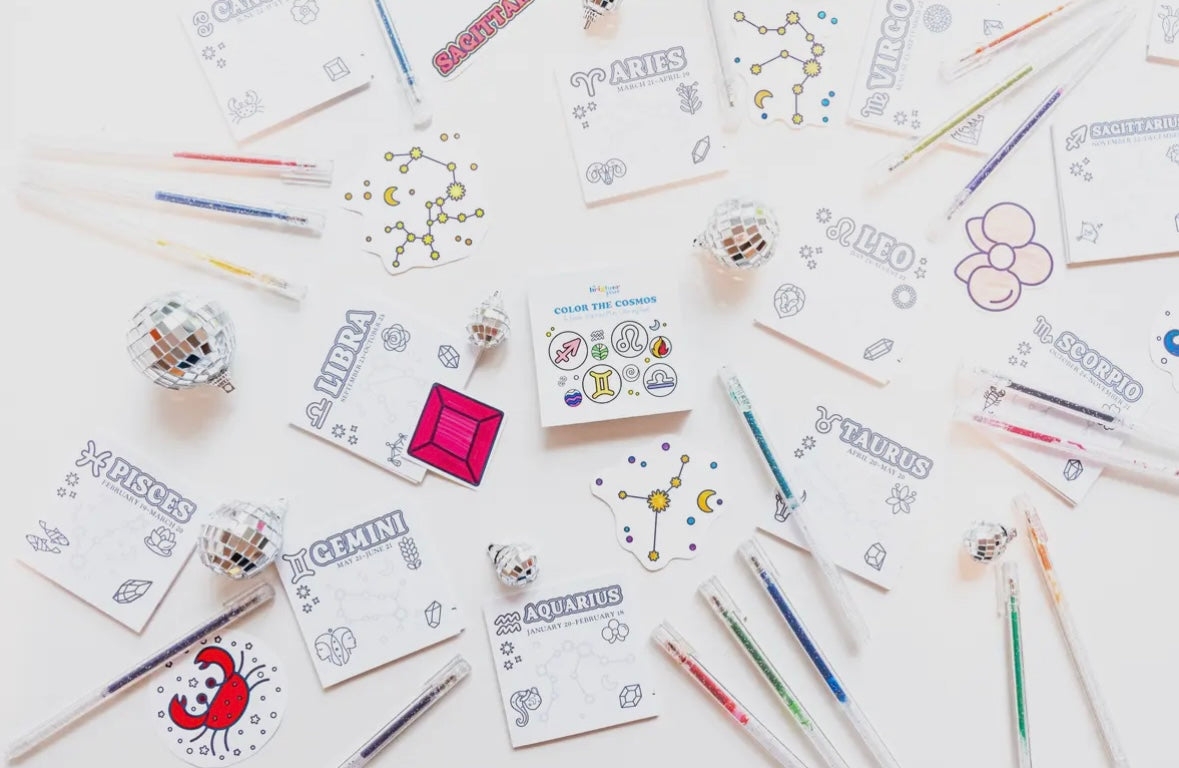 Mini Color The Cosmos Coloring Book