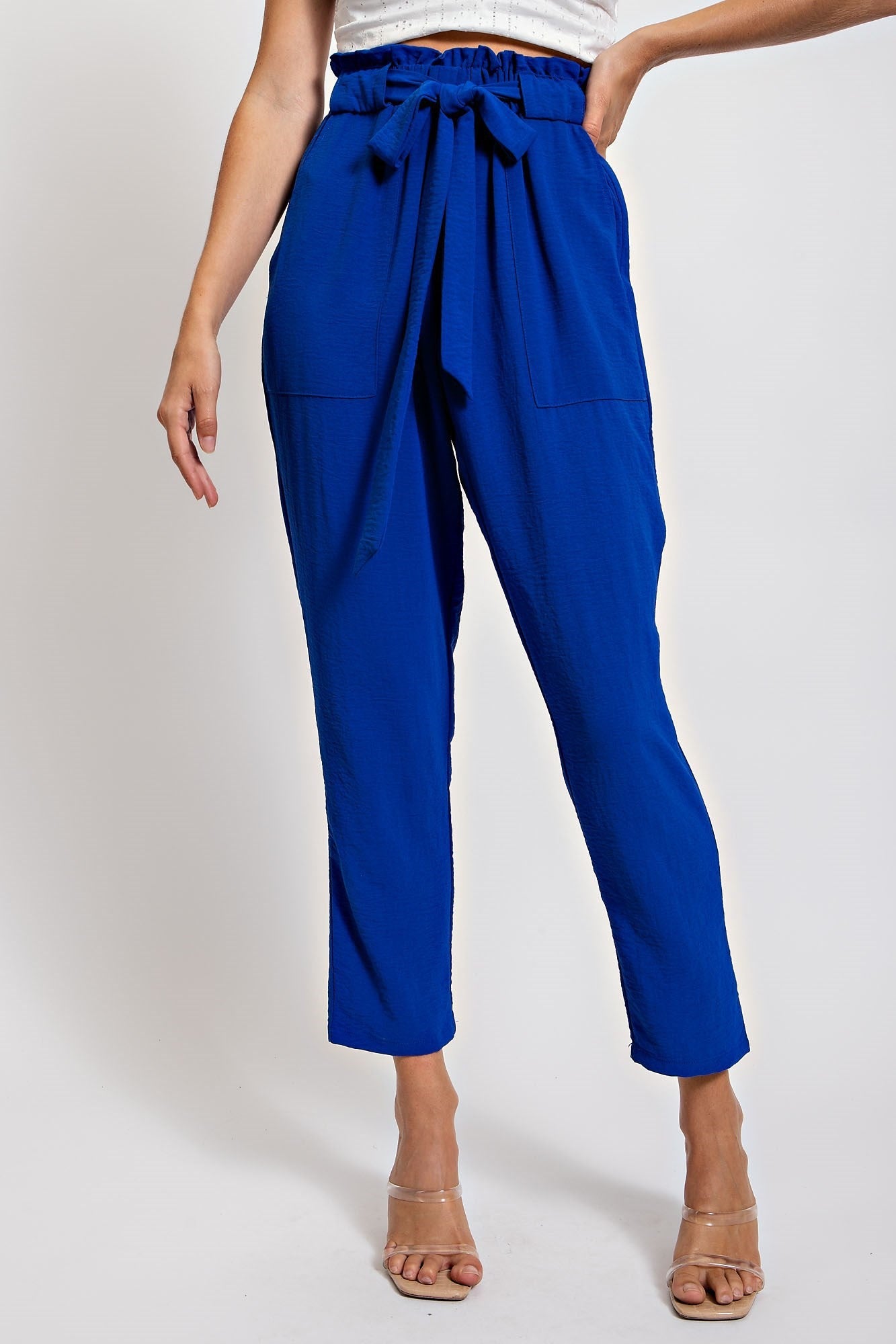 FOUR COLORS PaperBag High Waisted Pants