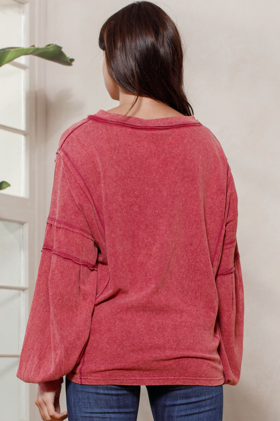 Mallory Washed Pocket Long Sleeve