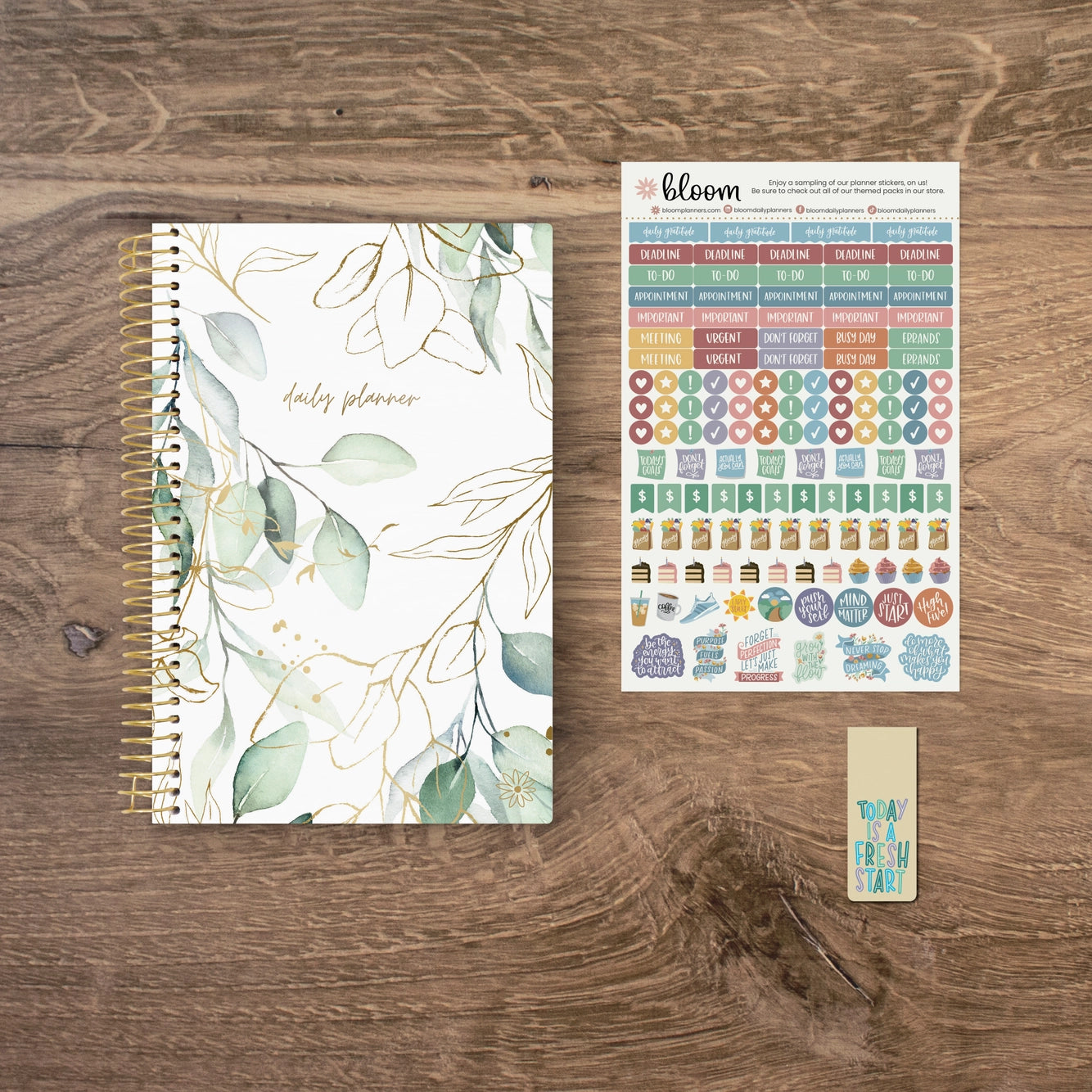 UnDated Soft Cover Planners - Eucalyptus – Aurora & Ruby