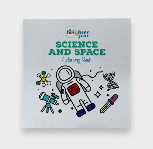Mini Science and Space Coloring Book
