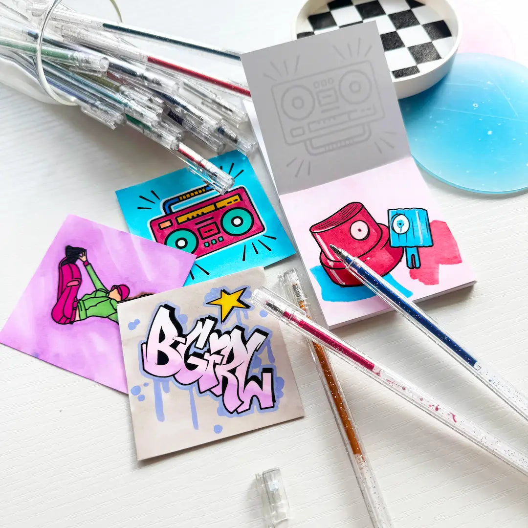 Stop! Color time mini coloring book