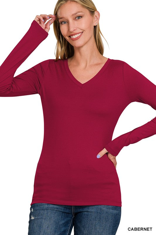 Two Colors : Brushed Microfiber Long Sleeve