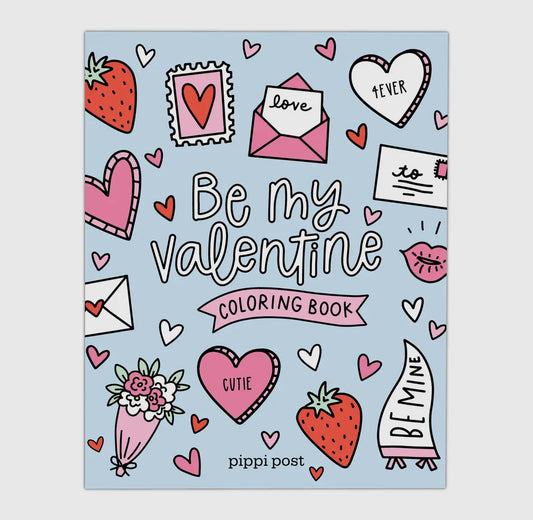 Be My Valentine Coloring Book