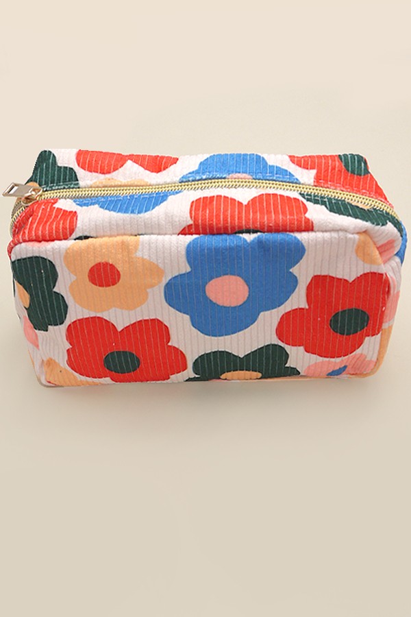 Flower Cosmetic Bag