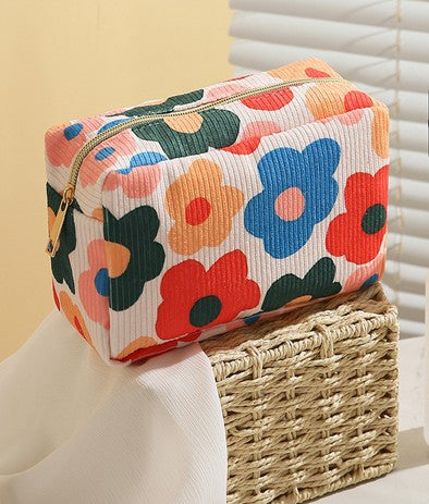 Flower Cosmetic Bag