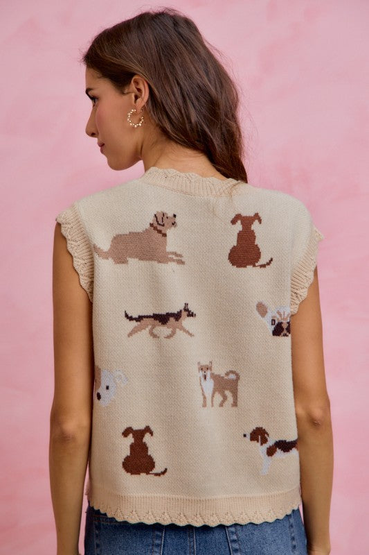 Dog Friendly Sweater Vest Top