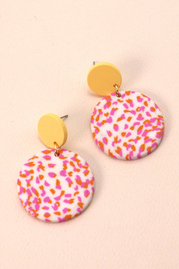 Easter Confetti Polymer Earrings