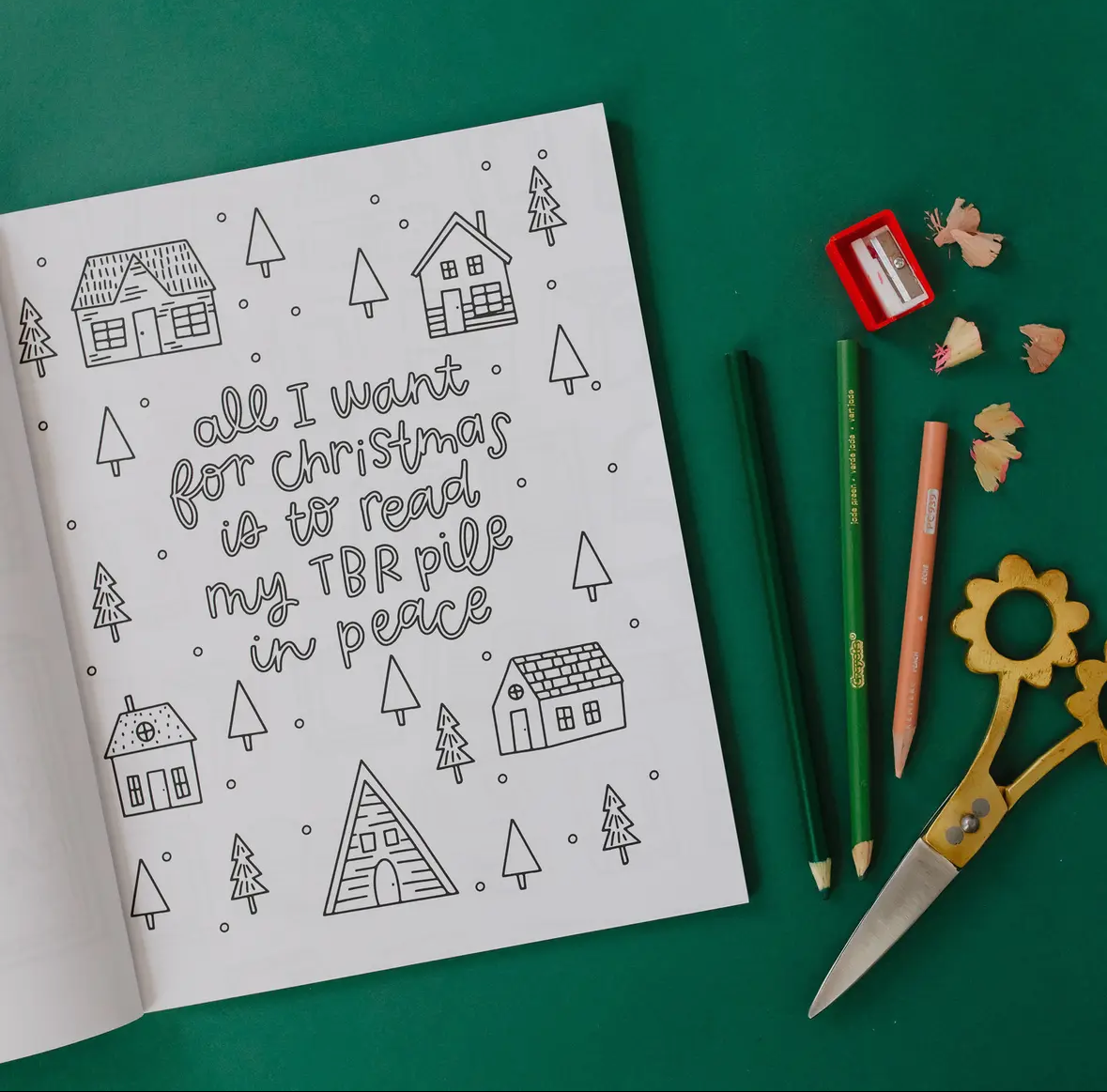 Merry Bookmas Coloring Book-PT