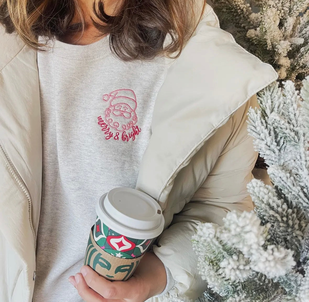 Merry & Bright Holiday Crewneck