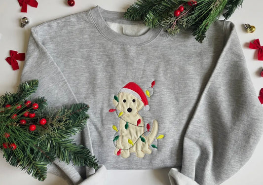 Merry Pupmas Embroidered Crewneck