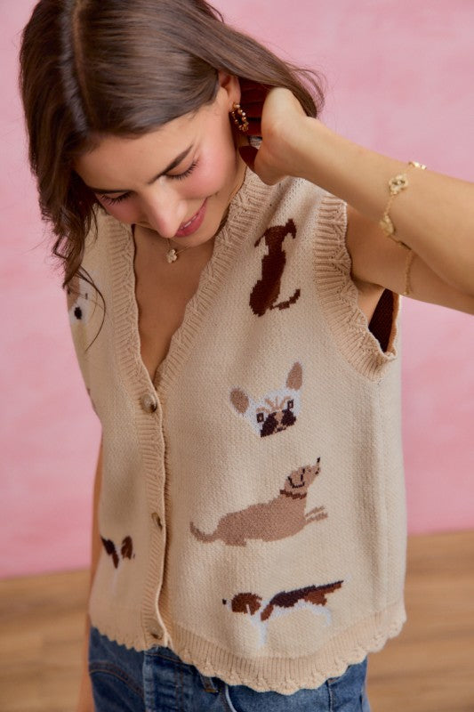 Dog Friendly Sweater Vest Top