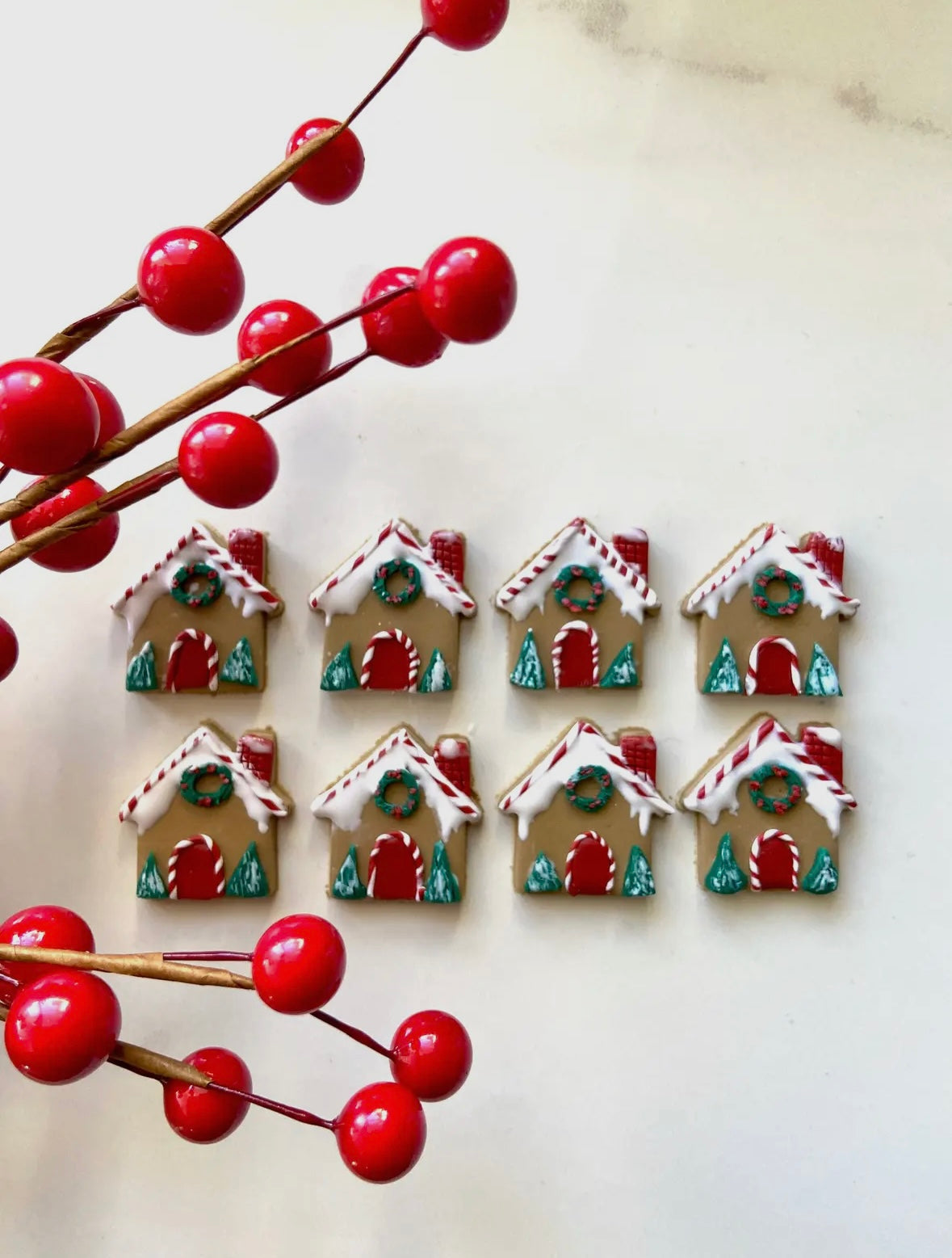 Gingerbread Dreams Polymer Earrings