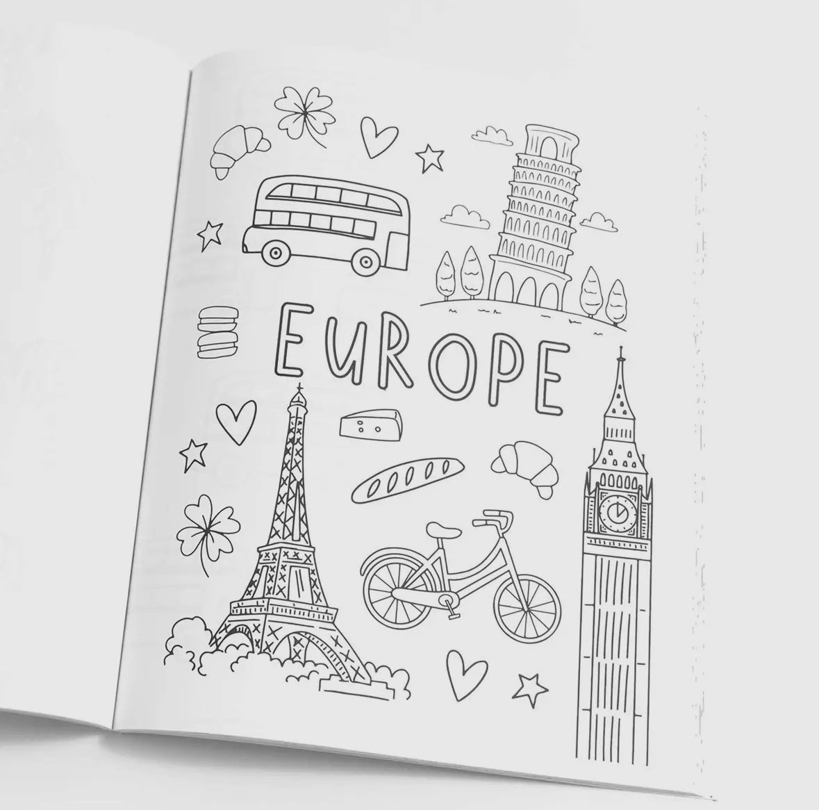 Travel The Word Coloring Books