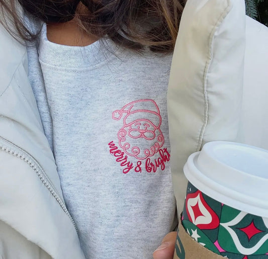 Merry & Bright Holiday Crewneck