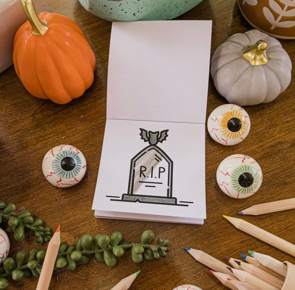 Halloween Mini Coloring Book