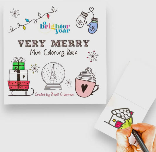 Very Merry Mini Coloring Book