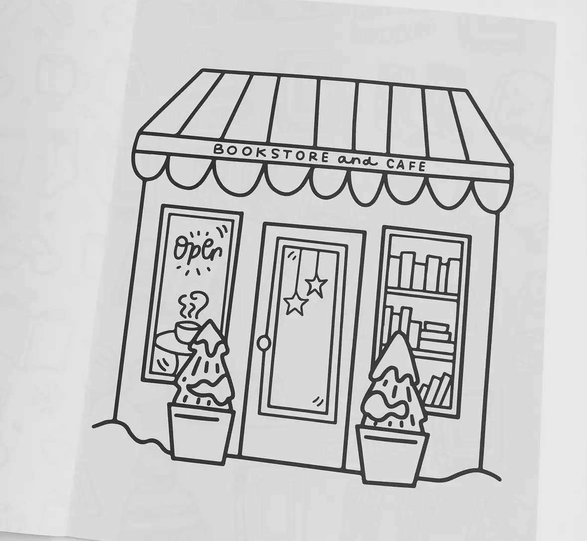 Merry Bookmas Coloring Book-PT