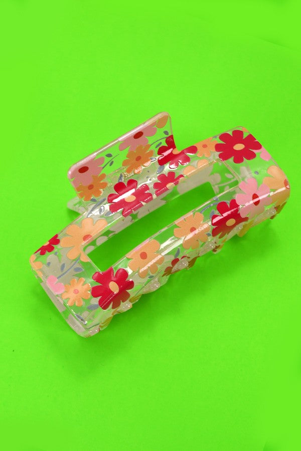 Flower Jam Claw Clips