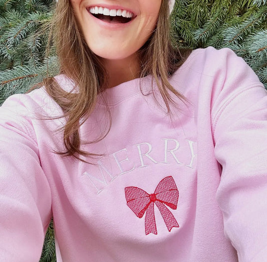 Merry & Bow Holiday Crewneck