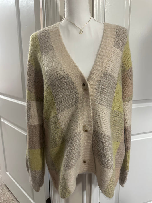 Neutral Spring Button Down Cardigan