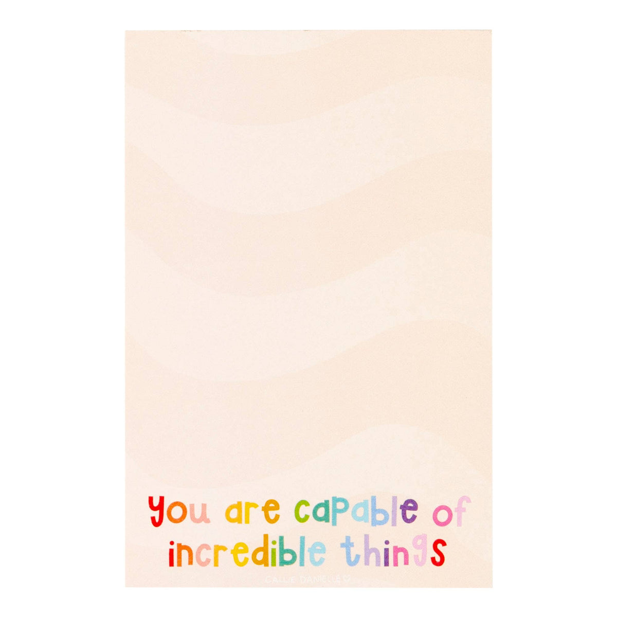 Incredible Things Notepad