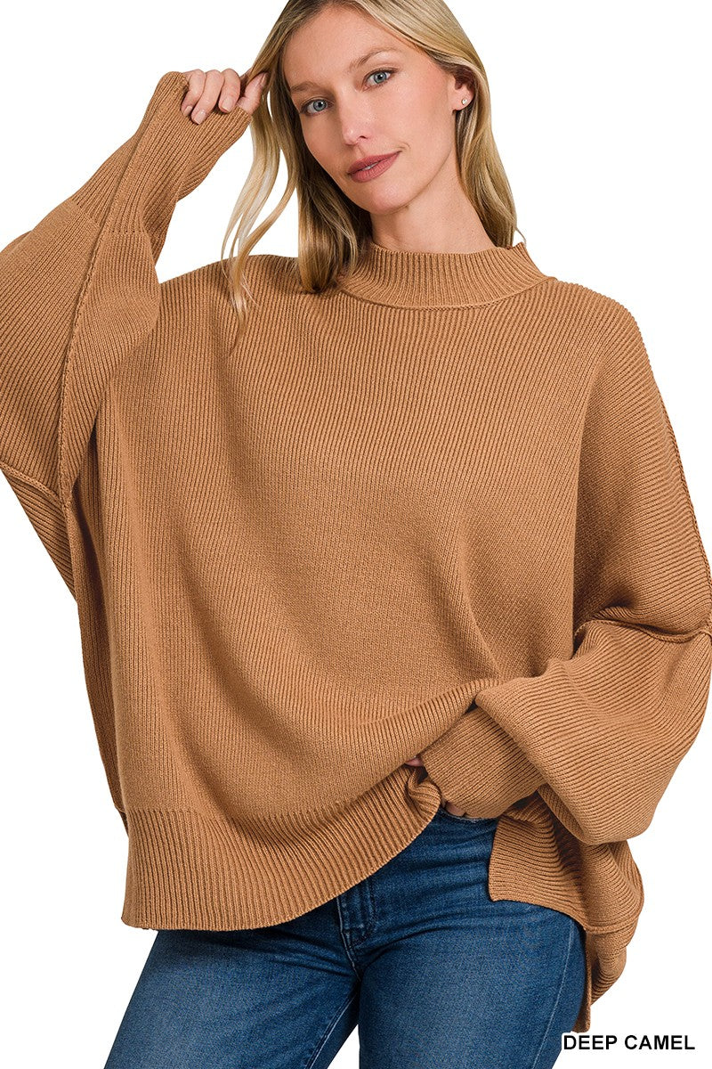 FOUR COLORS : All Neutral Oversized Sweater